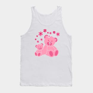 Pink Bear Tank Top